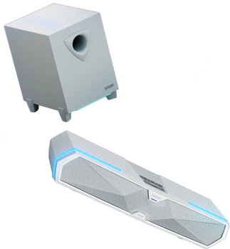Акустика 2.1 Edifier M30SW с RGB-подсветкой и сабвуфером White