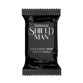 Чоловіче мило для обличчя та тіла Shield Man Amino Acid Farmasi, 100 г (1119079)