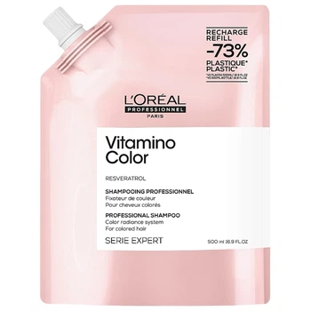 Шампунь L'OREAL Vitamino Color для фарбованого волосся у рефілі 500 мл