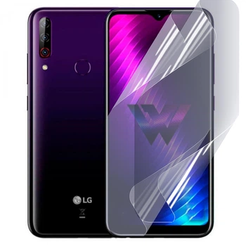 Плёнка гидрогелевая для LG W31 Plus МАТОВАЯ противоударная на прозрачная