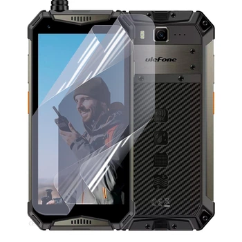 Плёнка гидрогелевая для Ulefone Power Armor 20WT МАТОВАЯ противоударная на прозрачная