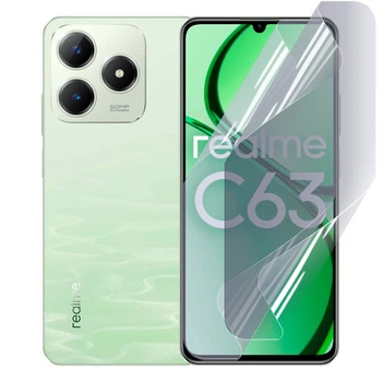 Плёнка гидрогелевая для Realme C63 МАТОВАЯ противоударная прозрачная