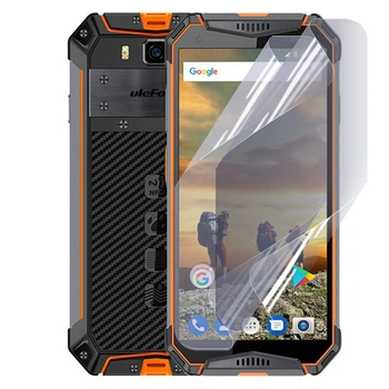 Плёнка гидрогелевая для Ulefone Armor 3 глянцевая противоударная на прозрачная (надёжная защита экрана)