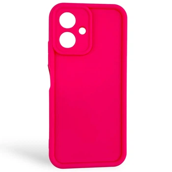 Чехол силиконовый Soft Touch для Tecno Spark POP 10 4G малиновый (Полная защита камеры)