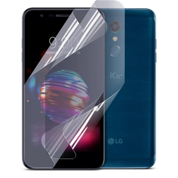 Плёнка гидрогелевая для LG K10 2018 МАТОВАЯ противоударная на прозрачная