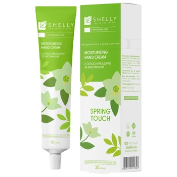 SHELLY Зволожувальний крем для рук з олією макадамії та жасмином Spring Touch, 30 мл