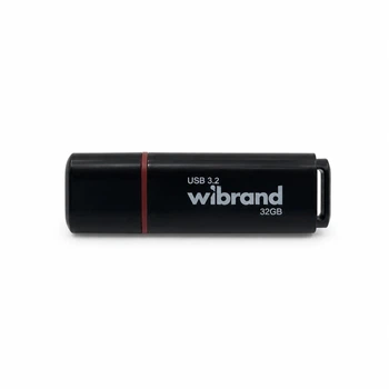 Флеш-накопичувач Wibrand USB 3.2 Gen1 Scarab 32GB Black
