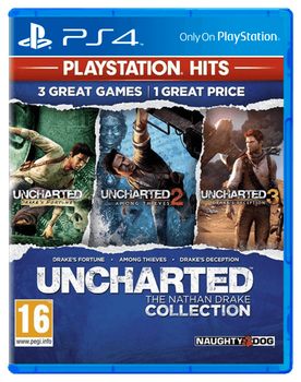 Игра Sony PlayStation 4 Uncharted: The Nathan Drake Collection Русская Озвучка Б/У
