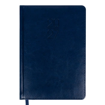 Щоденник діловий Leo Planner Vector A5 датований 2027 твердий синій 368 сторінок (252758)