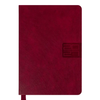 Щоденник діловий Leo Planner Persona A5 датований 2027 твердий бордовий 368 сторінок (252748)