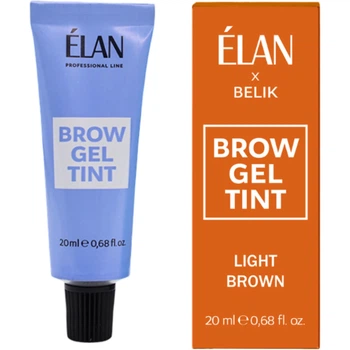 ELAN Brow Gel Tint Гель-фарба для брів Light Brown, 20 мл