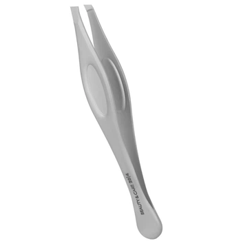Пінцет STALEKS Beauty&care 20 Type 4 для брів вузькі скошені кромки - TBC-20/4