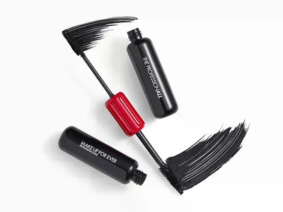 Двухсторонняя тушь для ресниц Make Up For Ever Make Up For Ever 24HR The Professional Mascara, черный, 2*8ml