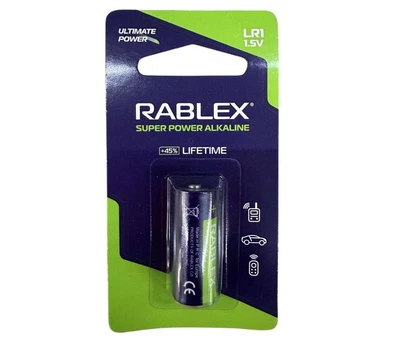 Батарейка Rablex LR1 Alkaline 1,5 В 1 шт.