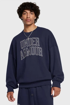 Чоловічий темно-синій світшот UA Icon HWT Terry OS Crew Under Armour L 1386548-410