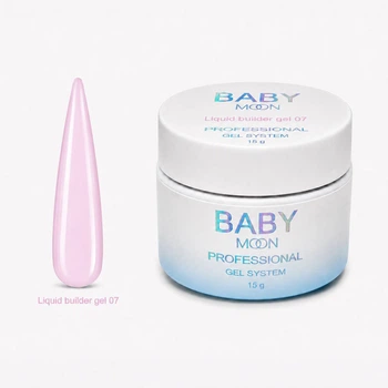 Жидкий гель Baby Moon Liquid Builder Gel для укрепления и моделирования ногтей, 15 мл № 07 ( 5905123011498 )