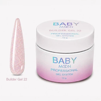 Моделирующий гель с блестками Baby Moon Glitter Builder Gel, 15 мл №22 ( 5905123011955 )
