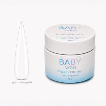 Жидкий гель Baby Moon Liquid Builder Gel для укрепления и моделирования ногтей, 15 мл № 04 ( 5905123011467 )
