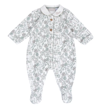 Велюровый комбинезон Chicco Sabrina, цвет белый, размер 62 (263.02624.064)