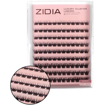 ZIDIA Self-Adhesive Cluster Lashes Siren, Mix Size
