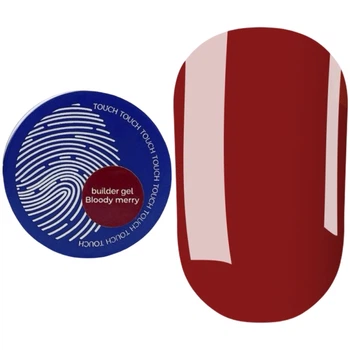 Камуфлюючий будівельний гель TOUCH Builder Gel Bloody Merry 30 мл
