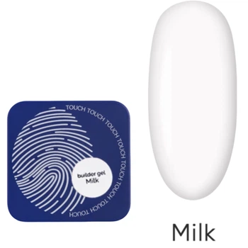 TOUCH Builder Gel Milk Камуфлюючий будівельний гель, 10 мл