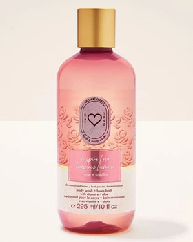 Гель для душу Bath & Body Works (667659427680) Inspire Love: Rose + Vanilla Body Wash 295 мл