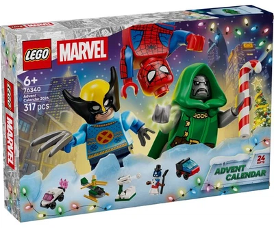 Конструктор LEGO Super Heroes Новорічний календар Марвел 2026 (76340)
