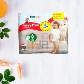 Підгузки-трусики Lupilu Soft & dry 6 14-19кг 32шт