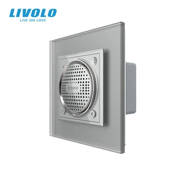 Bluetooth колонка LIVOLO серое матовое стекло