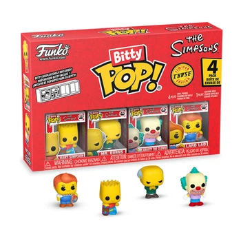 Набір ігрових фігурок Funko Барт вініл 2,5 см 4 фігурки в асортименті