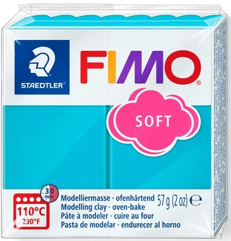 Маса для ліплення Fimo Soft М'ятна 57 г (8020-39) (4006608809591)