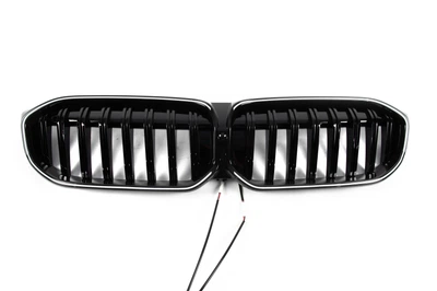 Ноздри 1-Bar LED (2022-2026, черный глянец) для BMW 3 серия G20/G21 2018- гг
