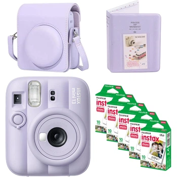 Набор камера Fujifilm Instax Mini 13 Dreamy Purple, Фотобумага 50шт, Чехол, Фотоальбом 64 фото Фиолетовый (Подарочная упаковка)