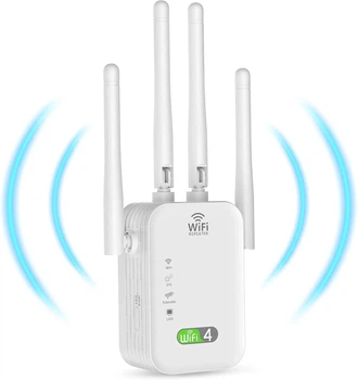 Беспроводной усилитель Wi-Fi KURUI R618 Белый (102188431) - Уценка