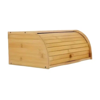 Хлебница RIAS BB-40 с раздвижной крышкой 40×27×17.3 см Brown (3_08617)