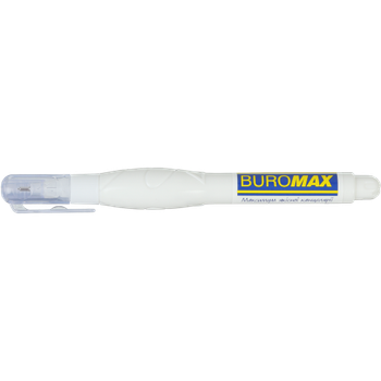 Коректор-ручка BUROMAX 1058 5мл з метал.нак. (12) /BM.1058/