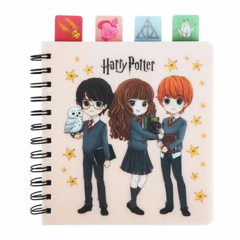 Тетрадь на спирали Kite Harry Potter "Гаррі Поттер тайого друзі" 155х166 мм 80 листов клеточка пласт/обл 4 раздела (HP26-278)