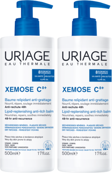 Бальзам для обличчя та тіла Uriage Xemose C8+ заспокійливий 2 x 500 мл (ZES3661434009952)