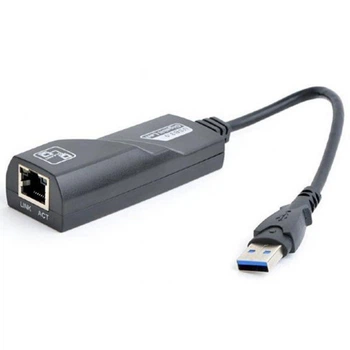 Кабель Gembird USB - Gigabit Ethernet Чёрный (NIC-U3-02)