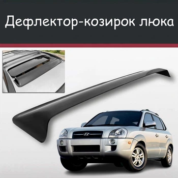Спойлер дефлектор на люк Hyundai Tucson Хюндай Туксон козирок даху