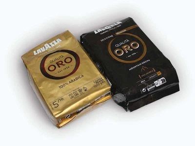 Комплект кофе в зернах Lavazza Qualita Oro (Классический 1 кг + Mountain Grown 1 кг) 2 кг