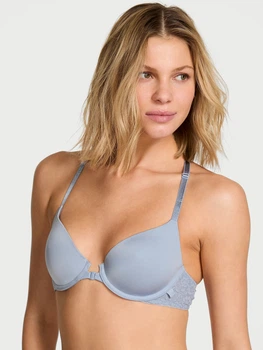 Бюстгальтер с косточками Victoria's Secret 49460207 36D Голубой (1162026651)