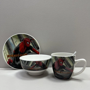 Набор детской посуды 4 предмета SPIDER MAN 2157