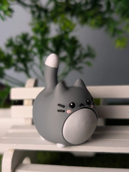 Кликер Пушин антистресс Pusheen | 3D печать | Кликер фиджет