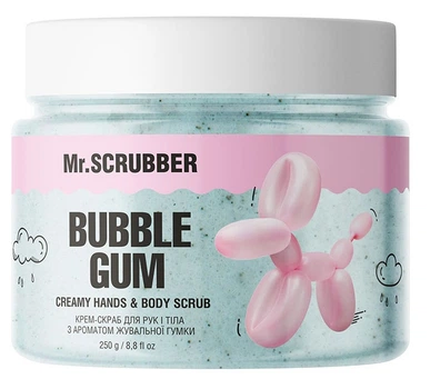 Крем-скраб для рук і тіла з ароматом жувальної гумки Mr.Scrubber Bubble Gum 250 г