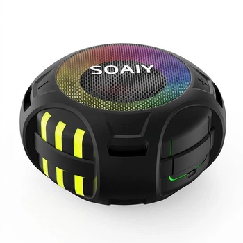 Портативная колонка Soaiy SD-36 с караоке 5W RGB