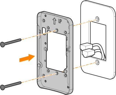 Кріплення HPE Aruba Networking AP‑600H‑MNT1 Single Hang Wall‑Box Mount Kit (S0J42A)