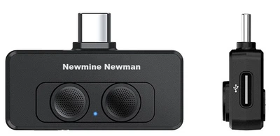 Микрофон петличный беспроводной Newmine ZM19 с шумоподавлением для смартфона, черный