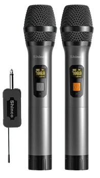 Микрофоны Shinco H65 беспроводные, 2 штуки, для караоке и конференций